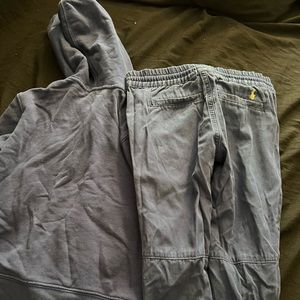 Zip up hoodie & cargo pants